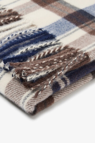 Echarpe à carreaux touché doux