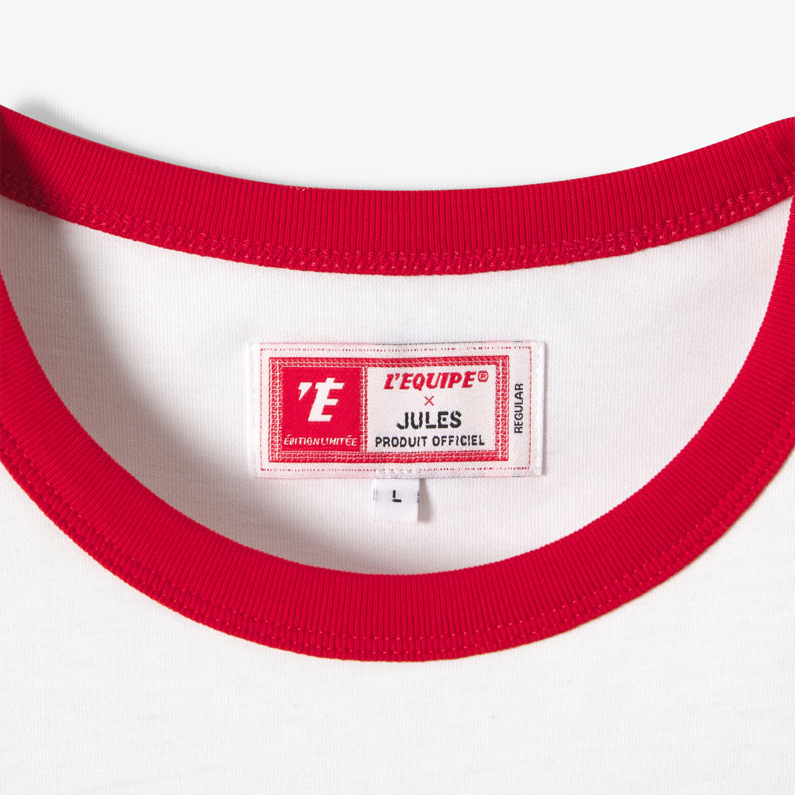 T-shirt met frontprint met L&iquest;&Eacute;quipe licentie