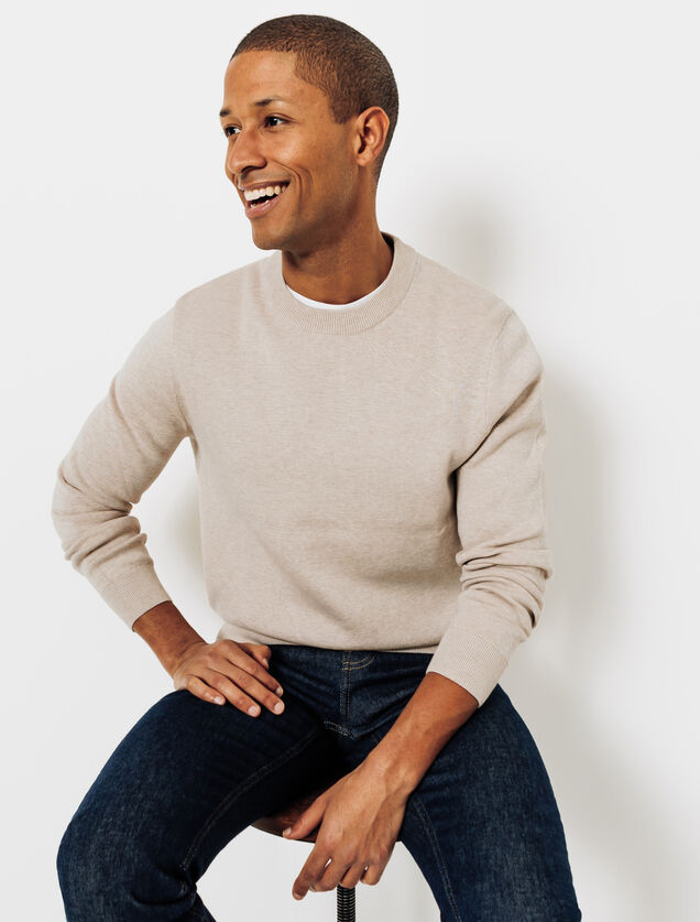 "Le Parfait by JULES" trui met ronde hals