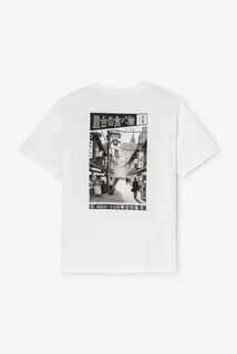 Tee shirt imprim&eacute; JAPON col rond