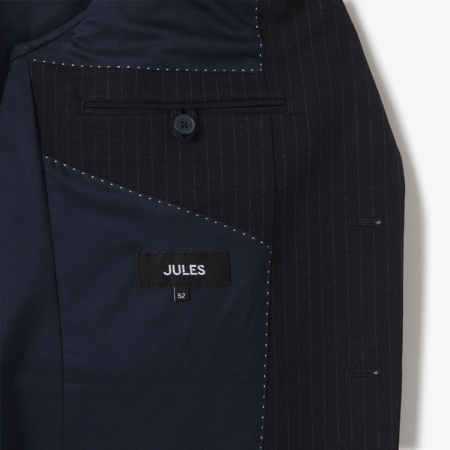Veste de costume confort rayée