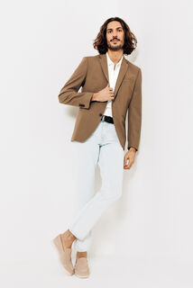 Polo manches courtes textur&eacute; col zipp&eacute;