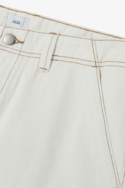 Jean loose coutures tournantes