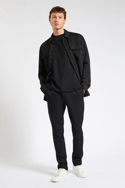 Het pakket overhemd joggingbroek - Zwart