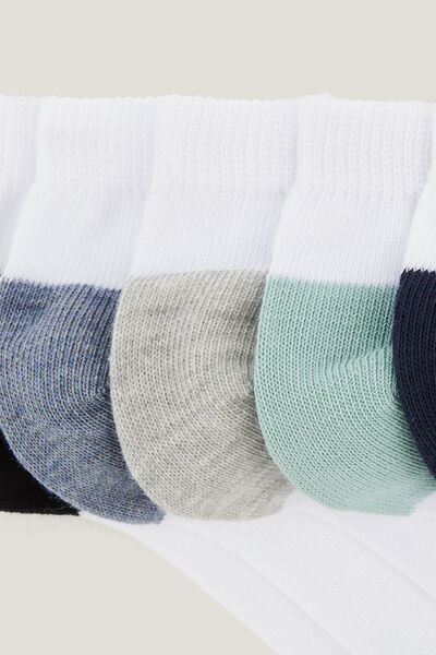 Set van 5 paar kleurrijke sokken