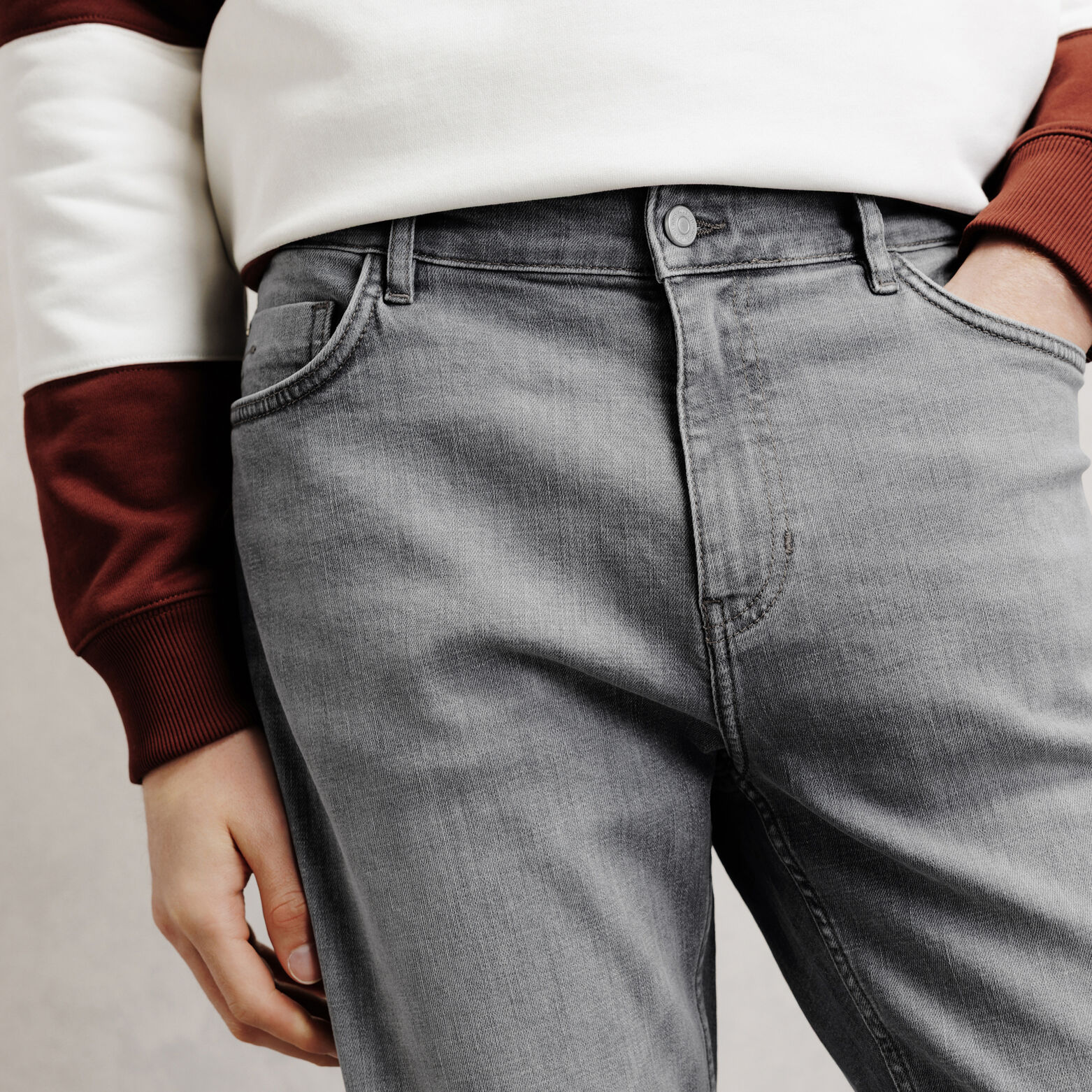 Jean straight 3 longueurs