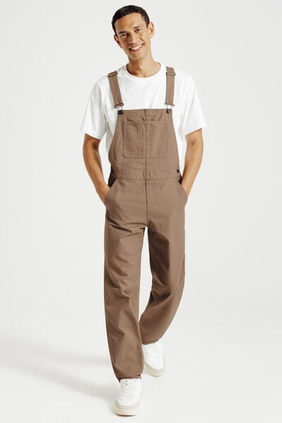 Salopette matière canvas