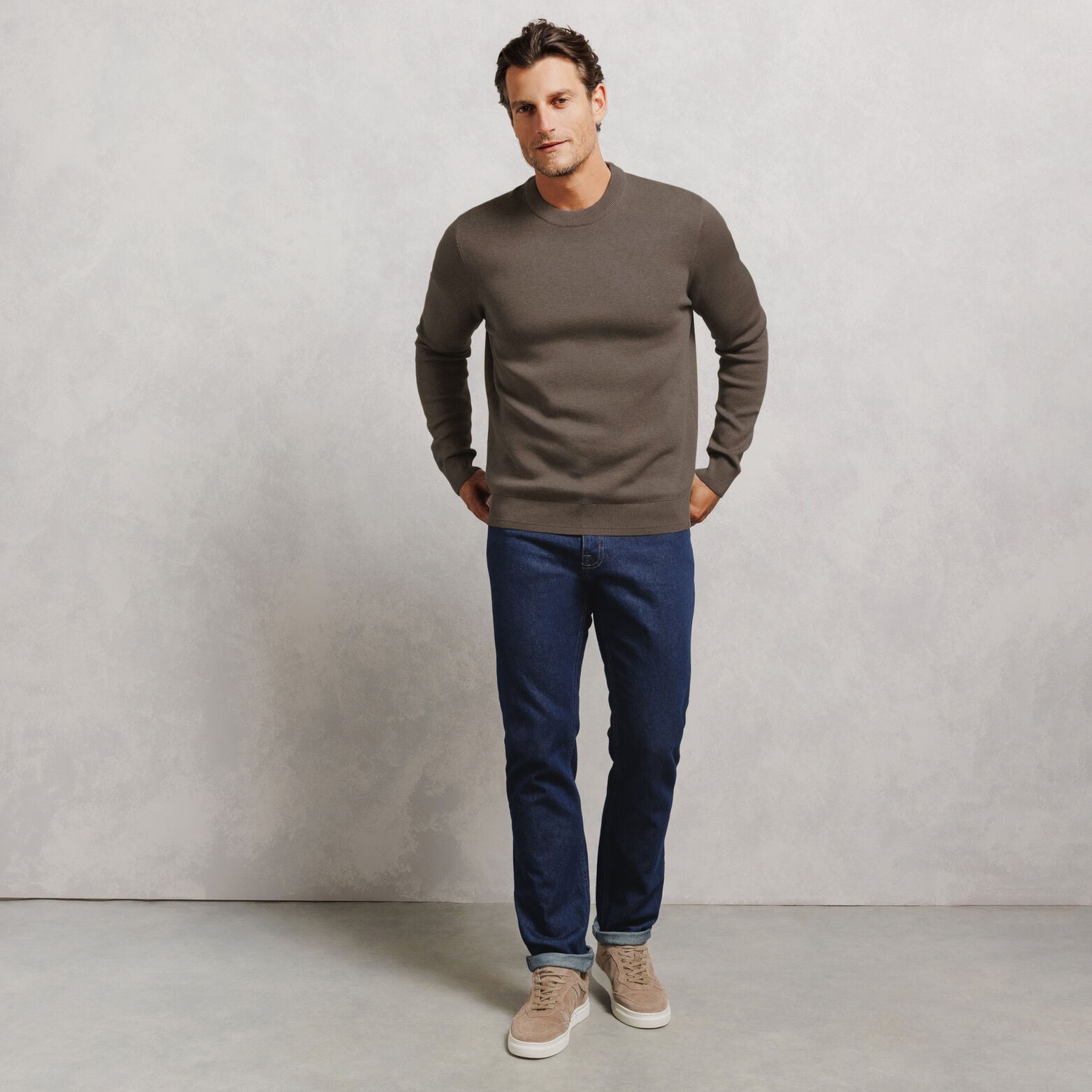 Pull col rond " le parfait by JULES"