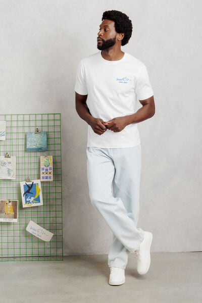 T-shirt met print voor en achter, licentie Matisse