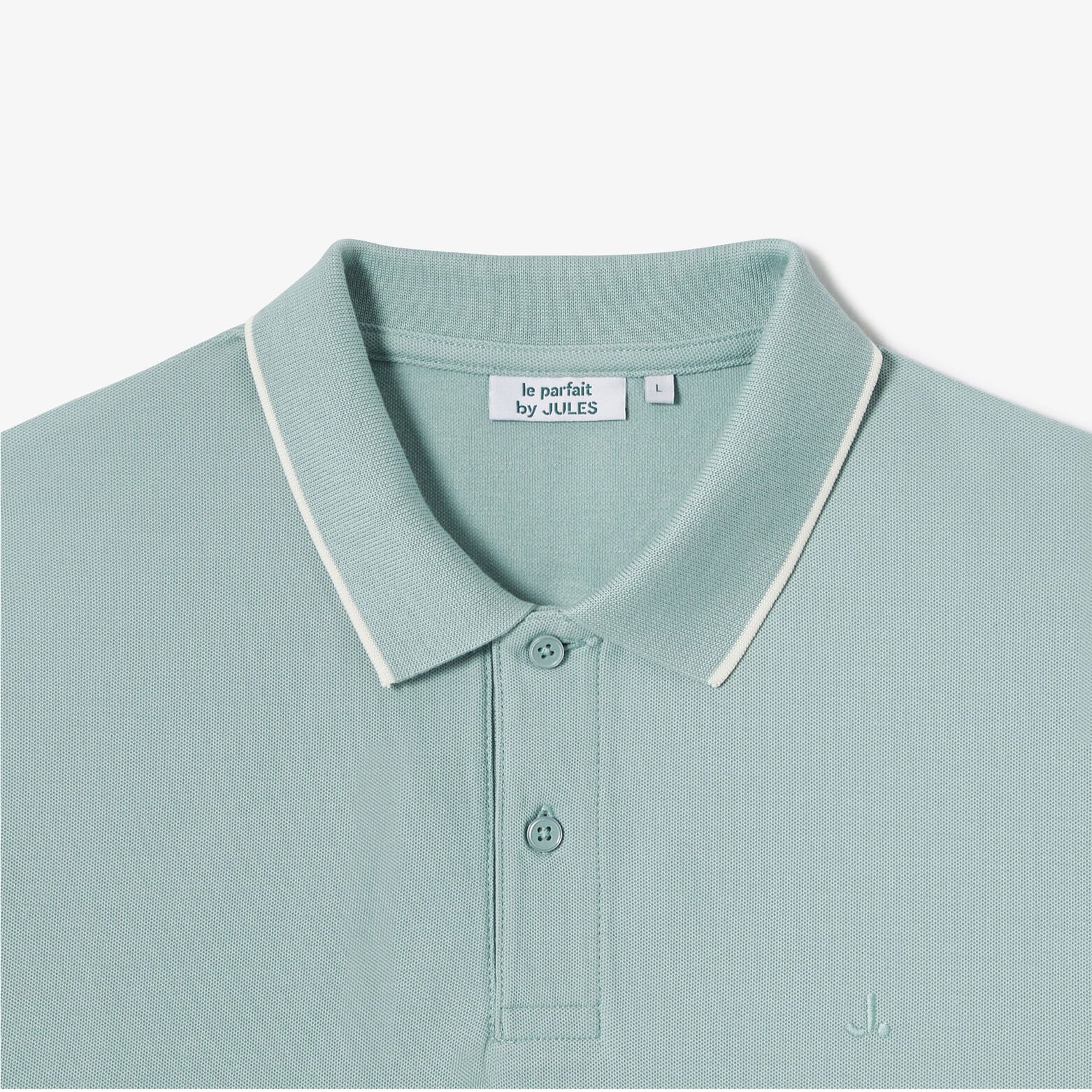 "Le Parfait by Jules" effen polo korte mouwen 