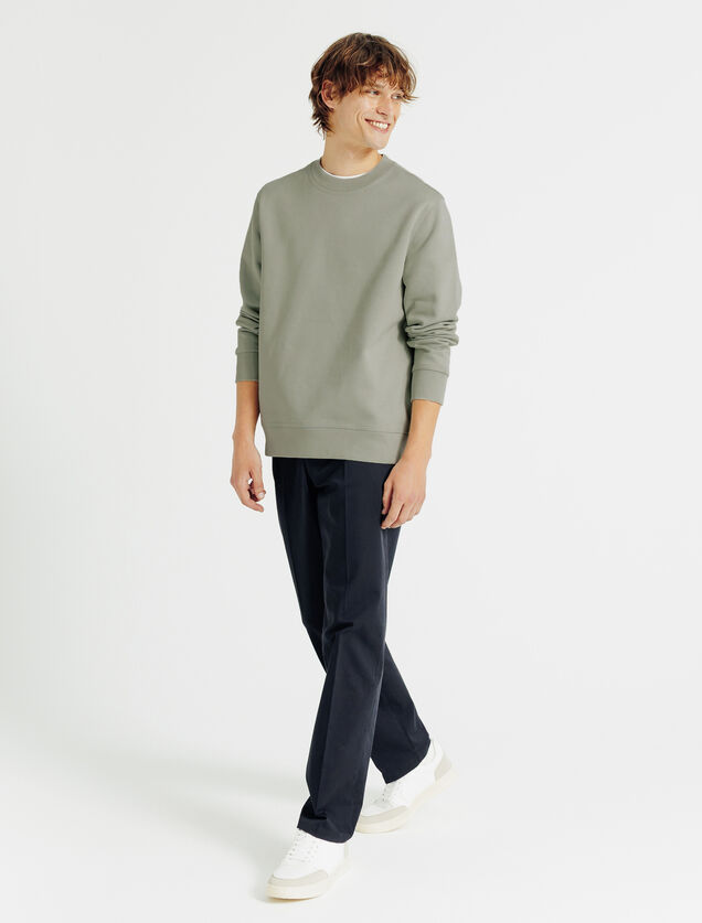 "le parfait by JULES" effen sweater ronde hals