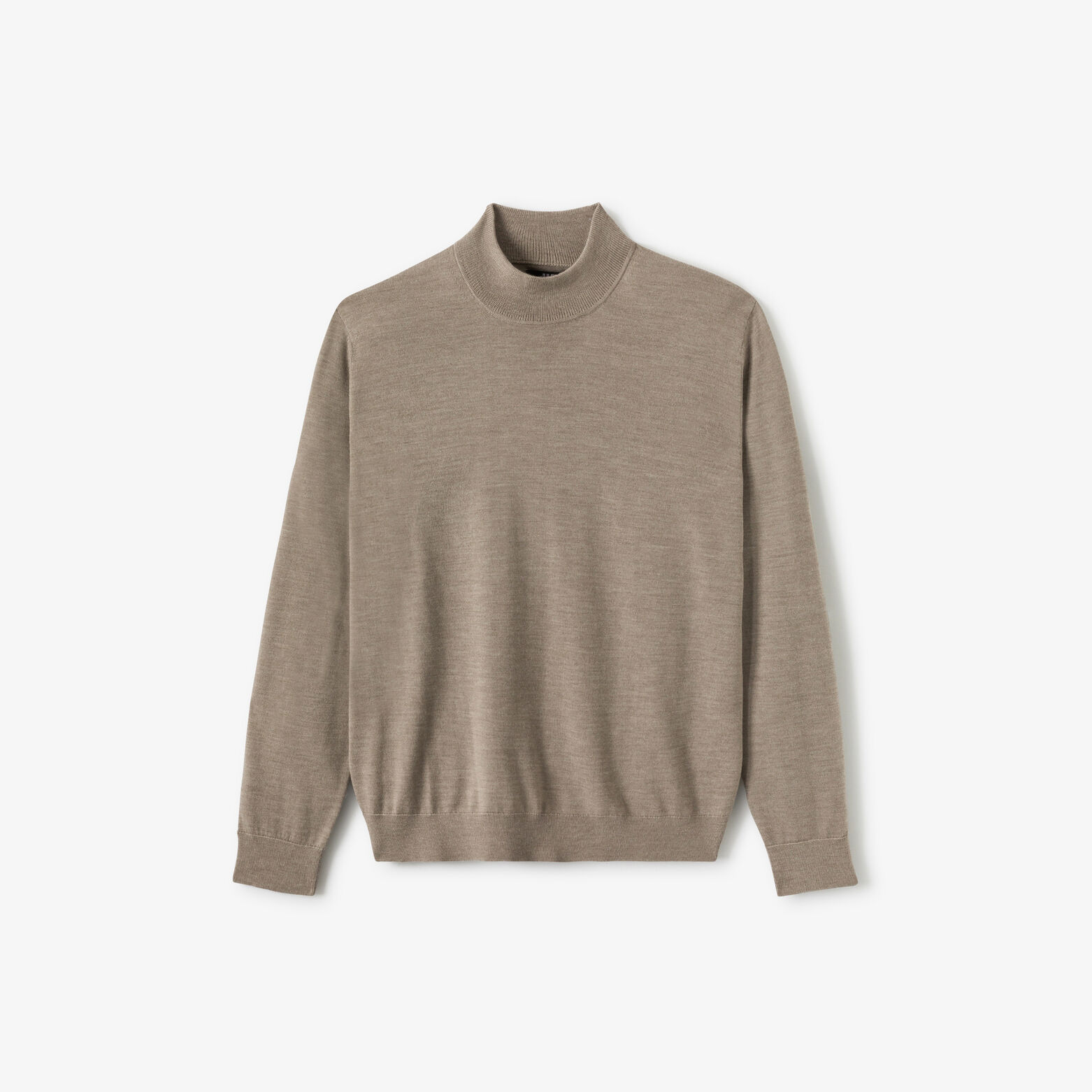 Pull col cheminée mérinos