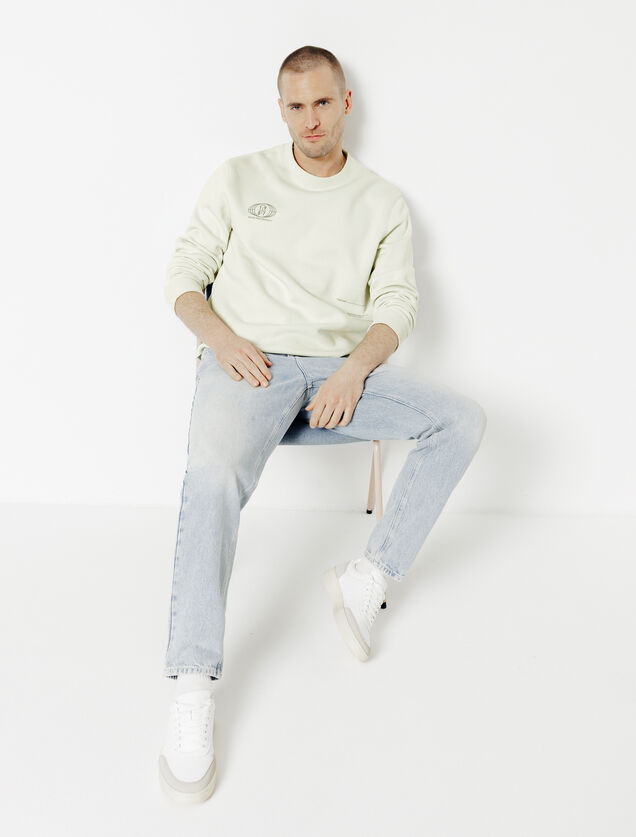 Sweat col rond imprim&eacute;