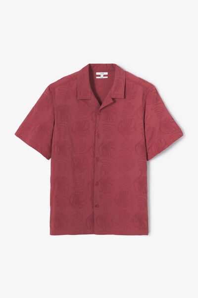Regular fit hemdje met borduursel