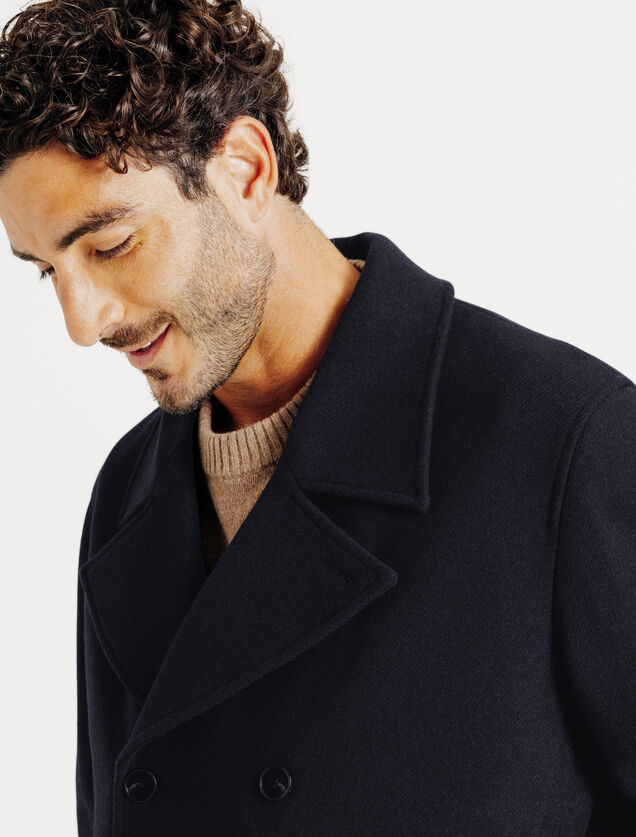 Manteau court boutonnage crois&eacute;