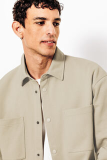 Surchemise en maille col chemise