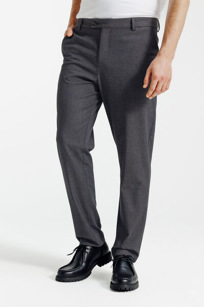 Tapered fit fantasie chinobroek