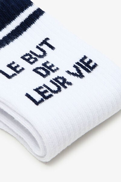 Chaussette hautes imprim&eacute; licence L'&Eacute;quipe