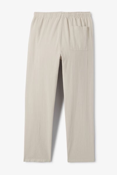 Pantalon tapered taille &eacute;lastiqu&eacute;e