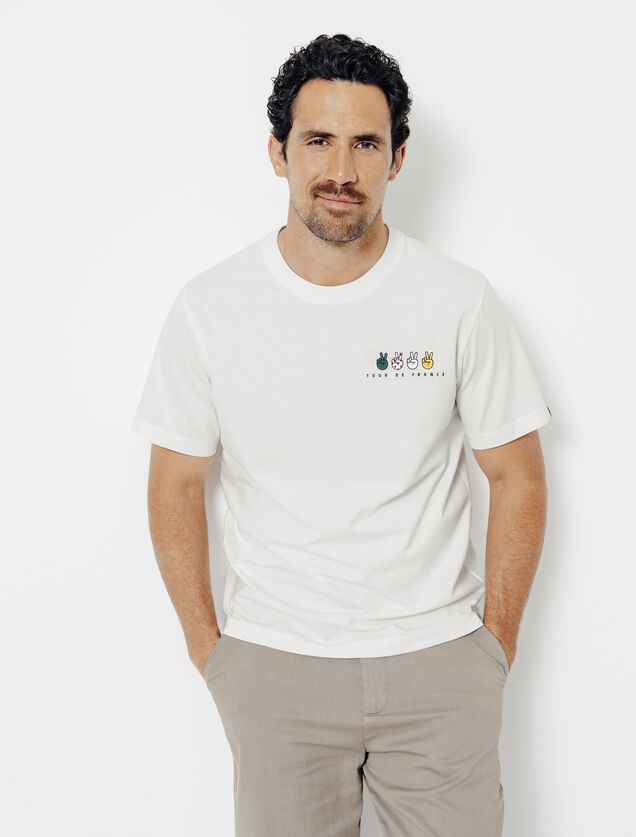 T-shirt met ronde hals, licentie Tour de France