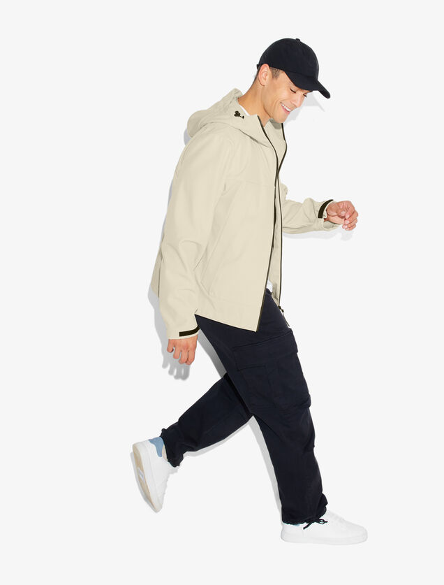 Softshell jack met kap