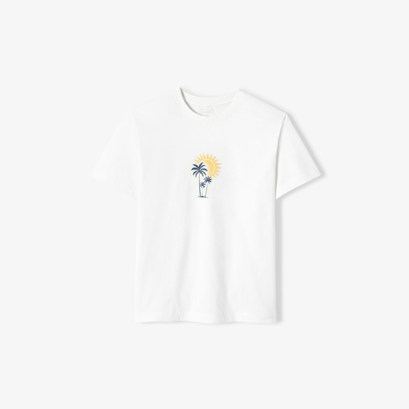 Tee shirt col rond imprim&eacute; devant dos "Long Beach"