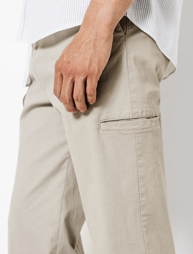 Pantalon chino large