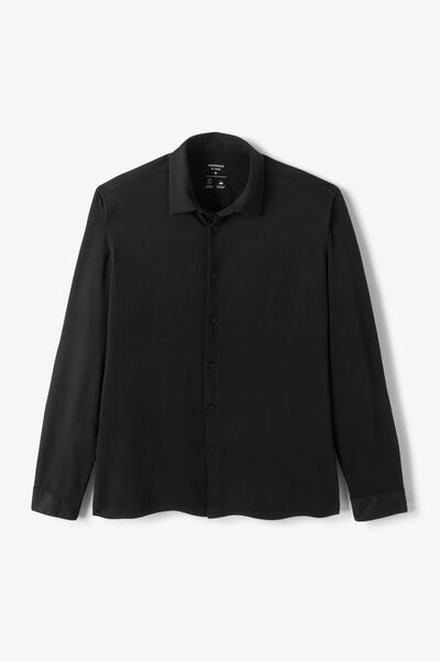 Chemise en maille coton slim