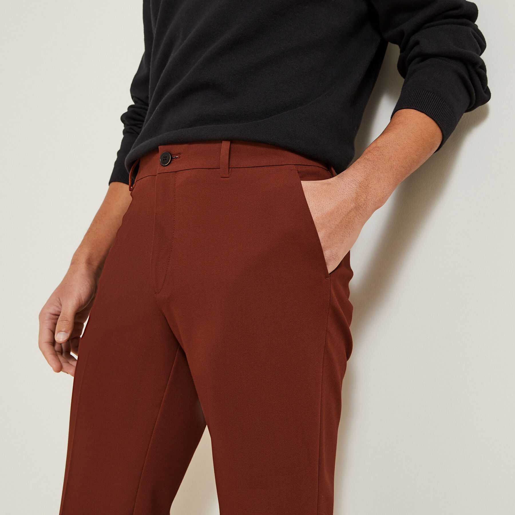 Pantalon costume rouge homme clearance