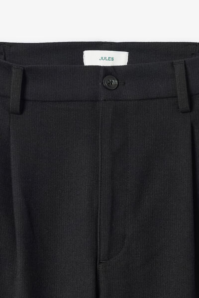 Pantalon straight taille &eacute;lastiqu&eacute;e