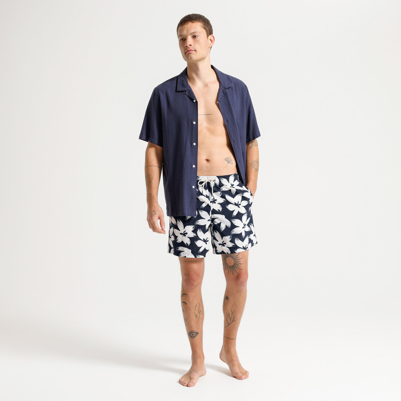 Maillot de bain imprim&eacute; fleuri