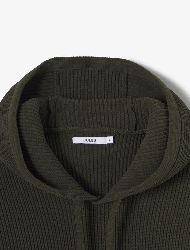 Pull &agrave; capuche chenille