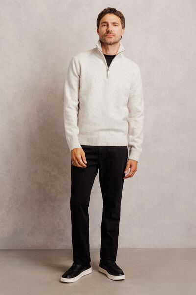 Pull col camionneur mousseux