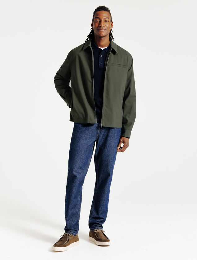 Jasje hemdskraag met rits