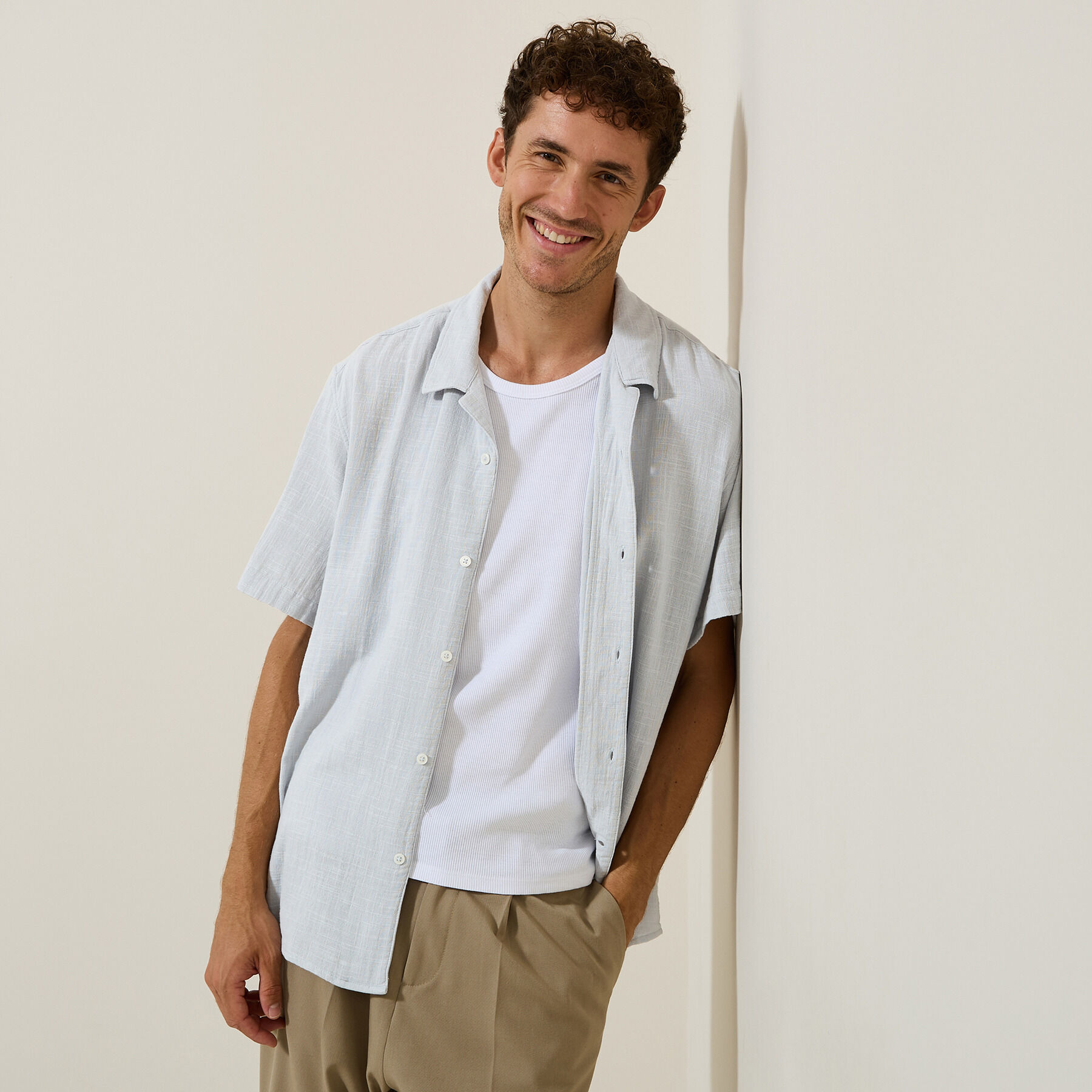 Chemisette Homme Chemise manche courte Jules