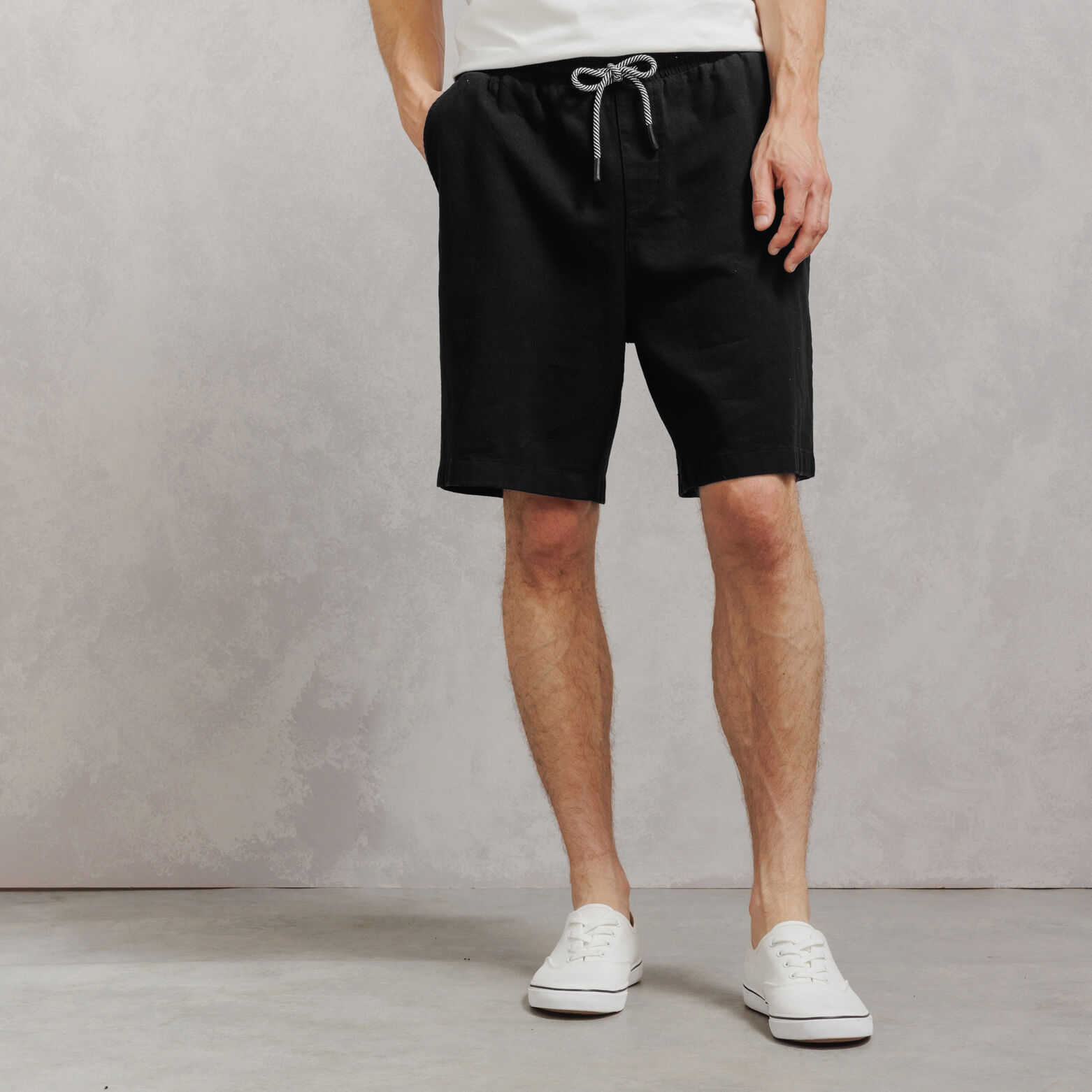 Bermuda taille &eacute;lastiqu&eacute;e