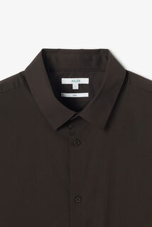 Chemise slim unie coton