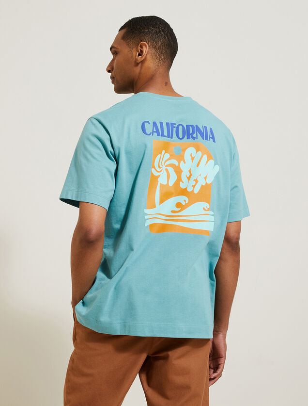 Tee shirt col rond imprim&eacute;