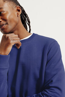 Effen sweater met ronde hals