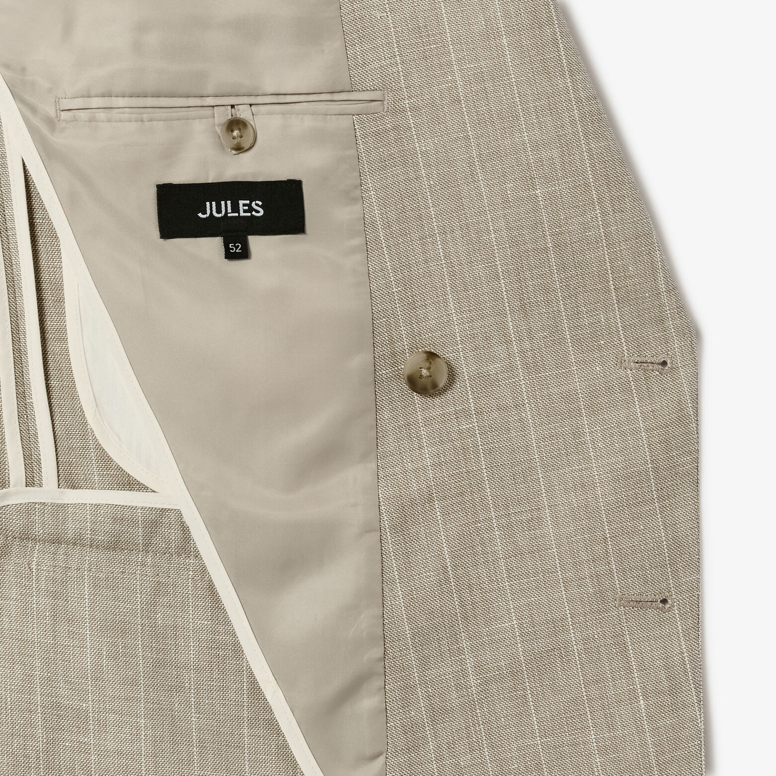 Veste de costume crois&eacute;e confort