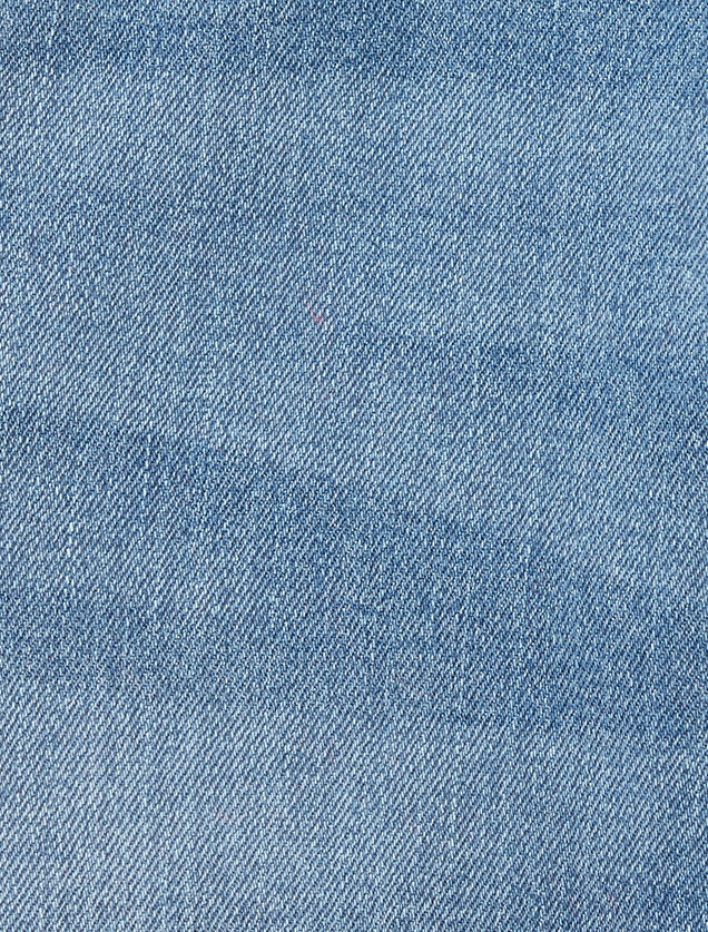 Jean straight en coton et polyester recycl&eacute;s water