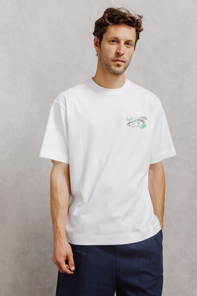 Tee shirt imprim&eacute; devant et dos
