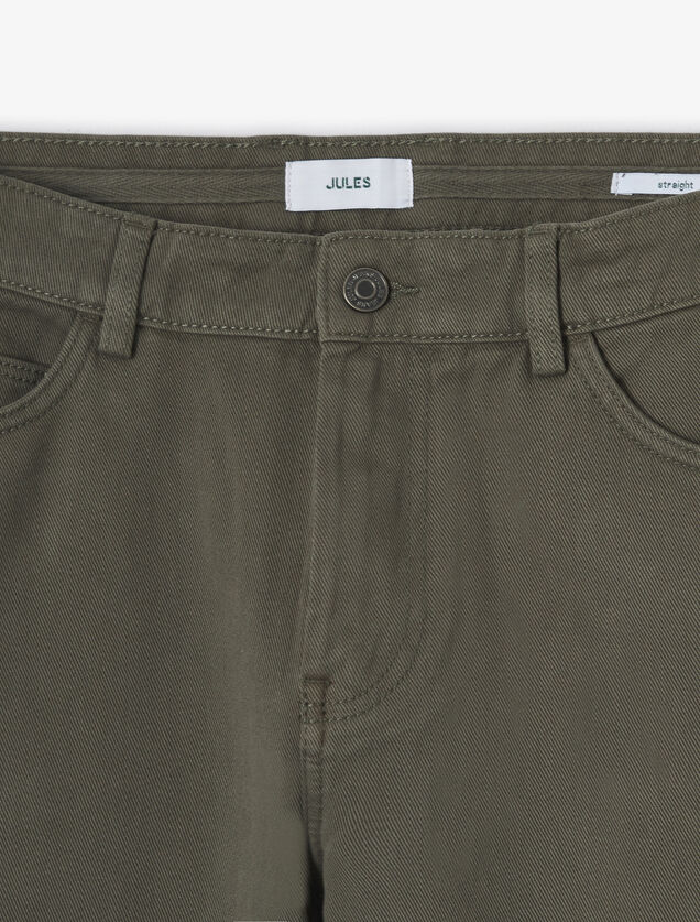 Straight fit broek 5 zakken