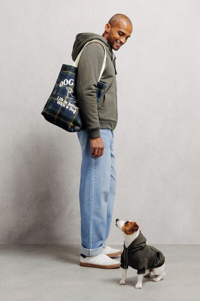 Tote bag en toile fantaisie "Dog Lover"
