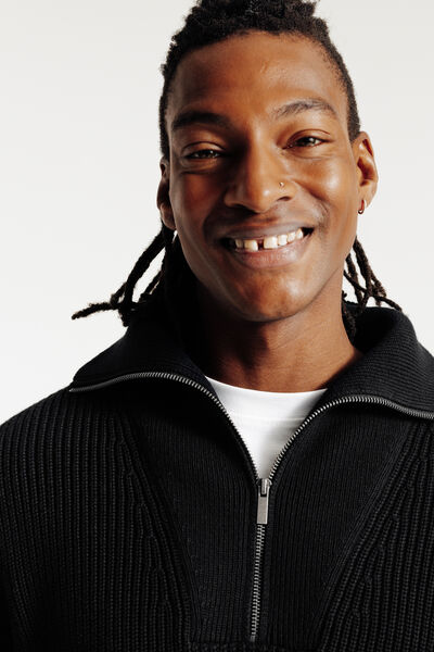 Pull col camionneur en côte