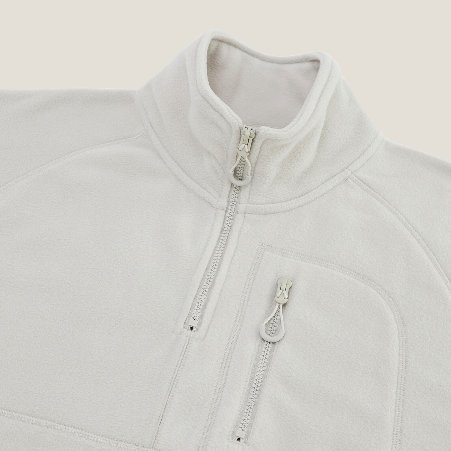 Sweat col montant zippé polaire