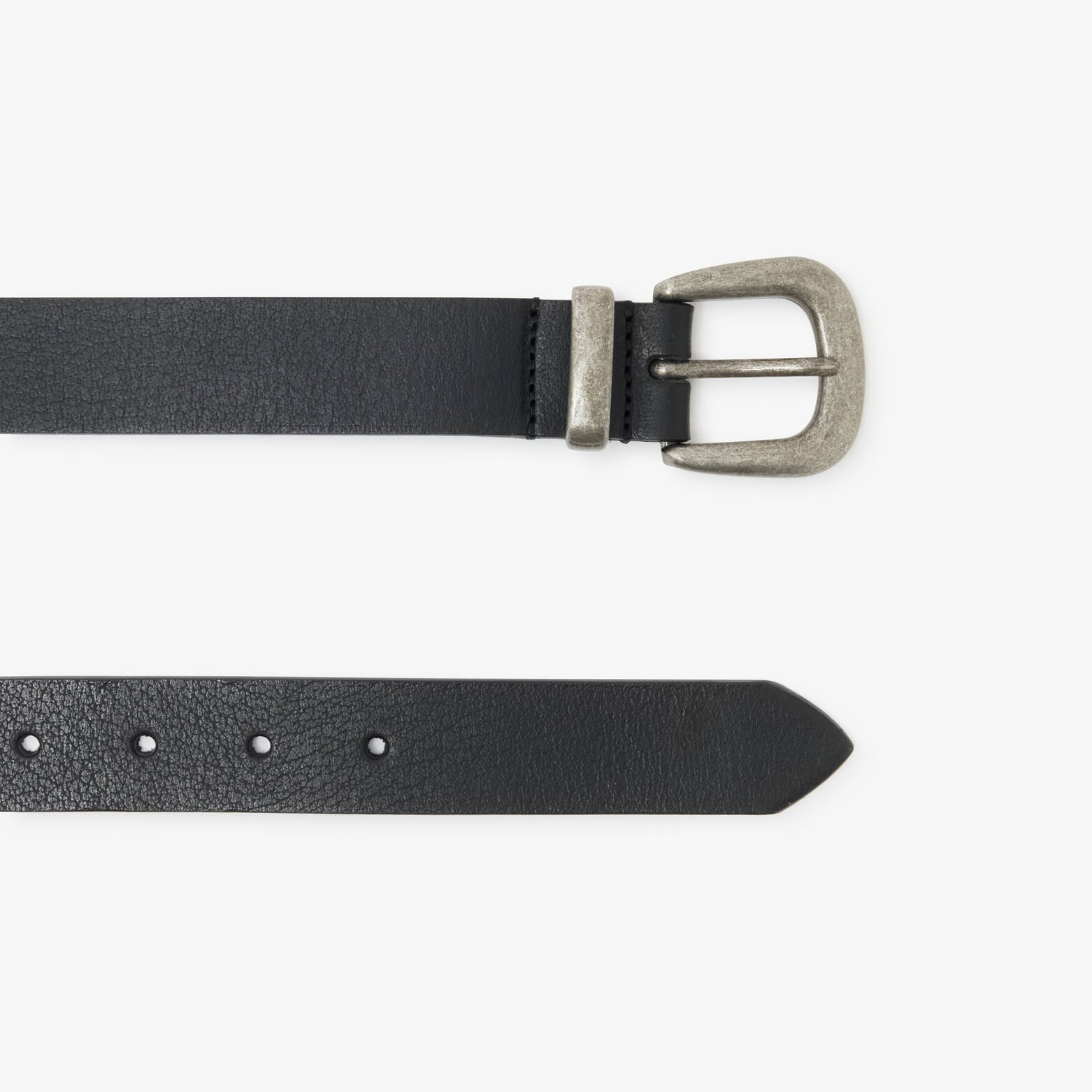 Ceinture en cuir &agrave; boucle