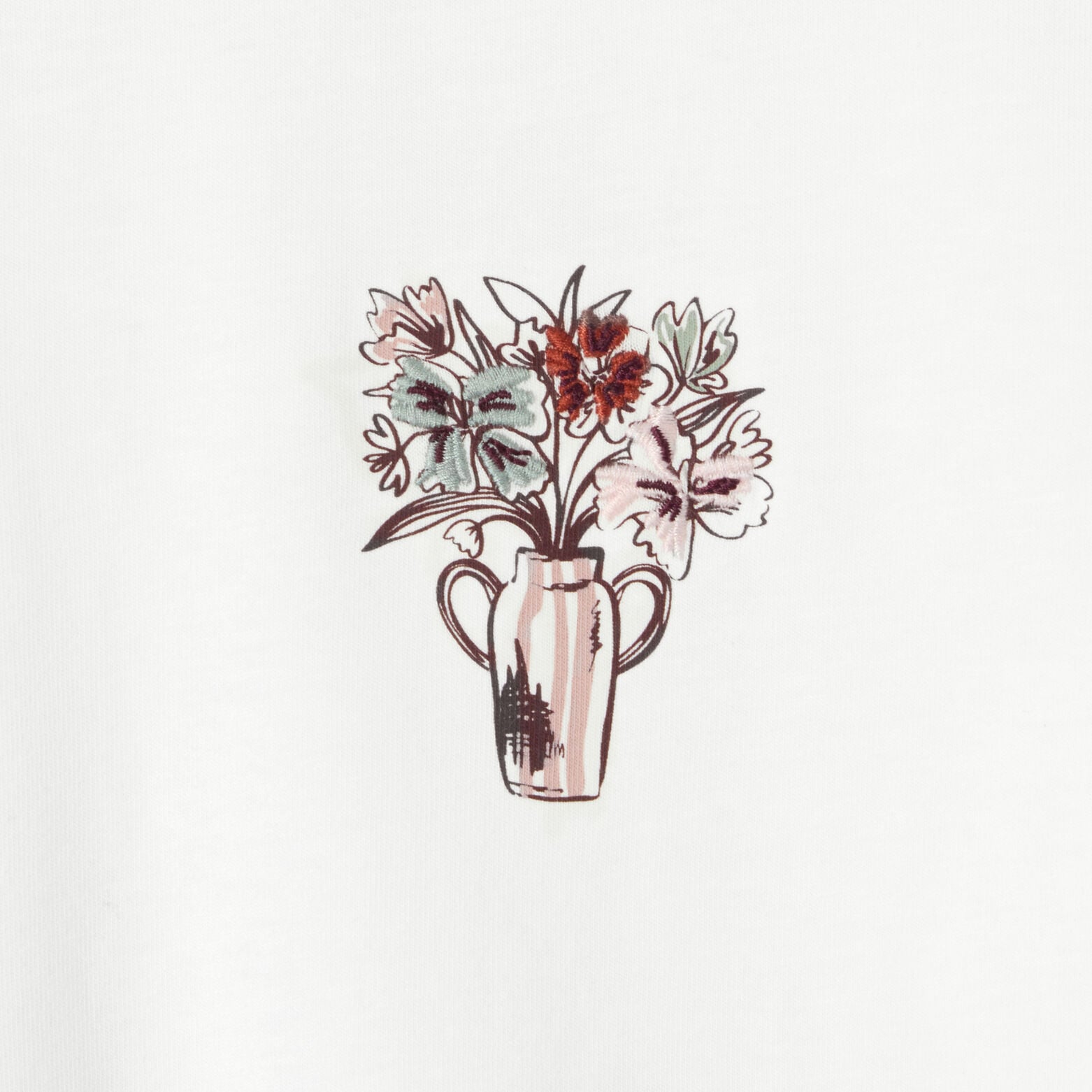 Tee shirt imprim&eacute; poitrine