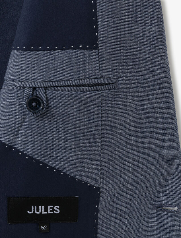 Tweekleurig comfort fit kostuumvest