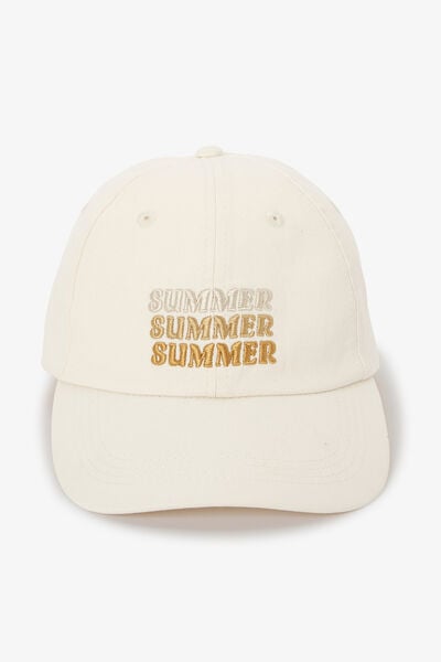 Pet met fantasie-borduursel